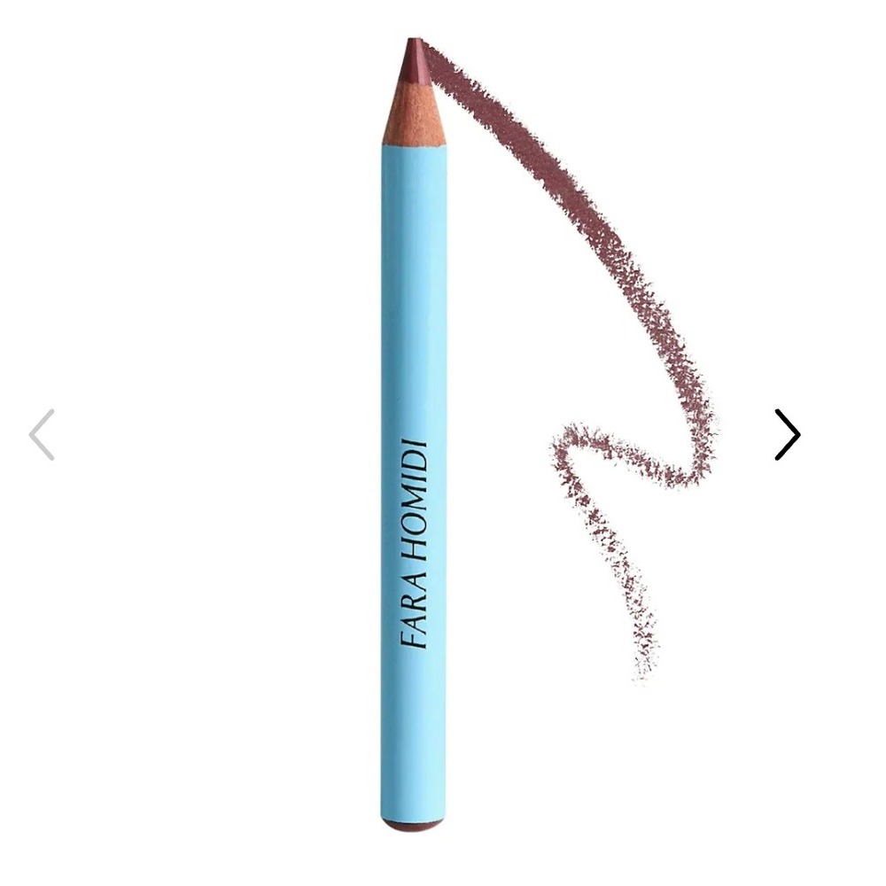 Fara Homidi Mini Smudge & Contour Lip Pencil Demi Midtone Berry Brown NEW